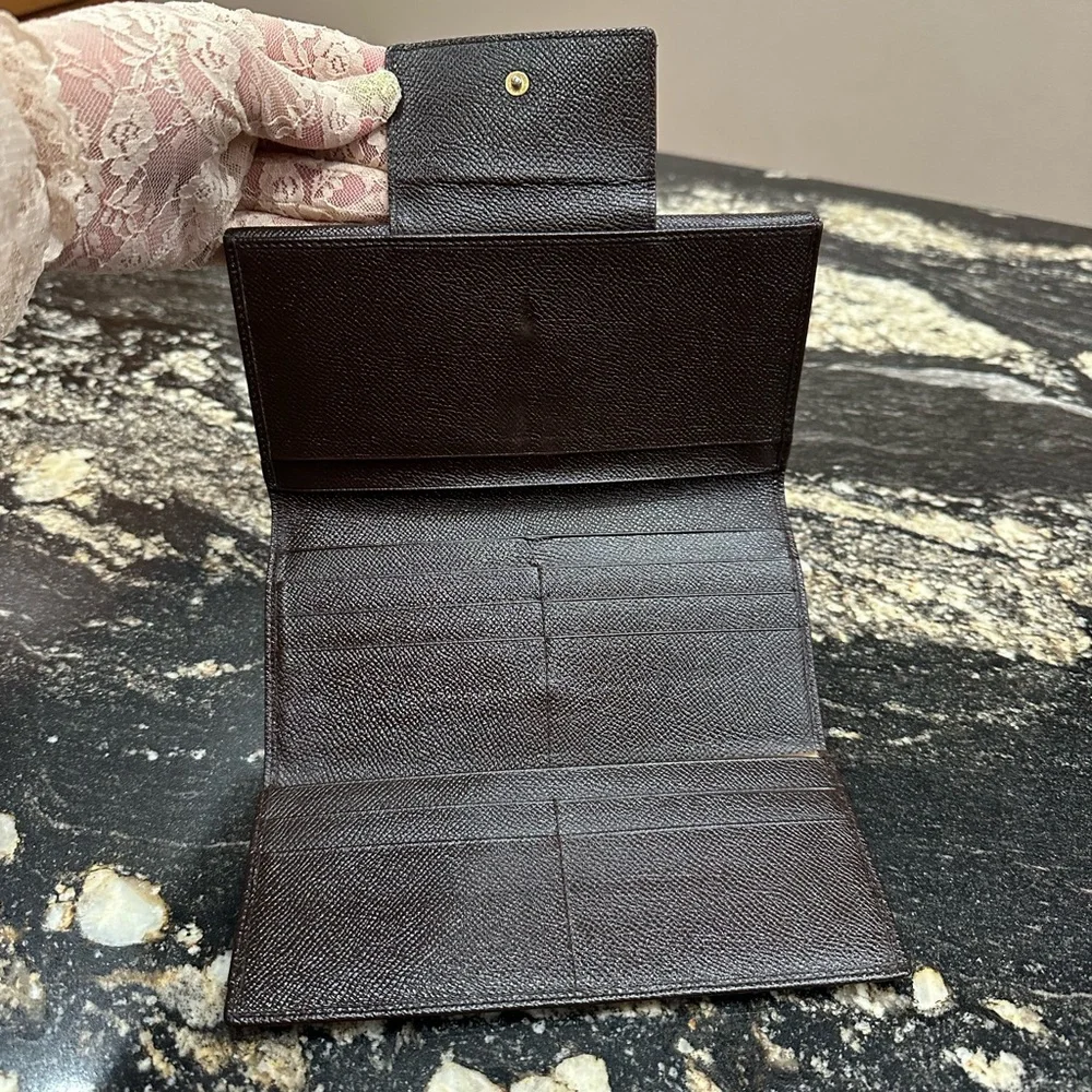 Bulgari Brown and Gold Wallet - Picture 7 of 15